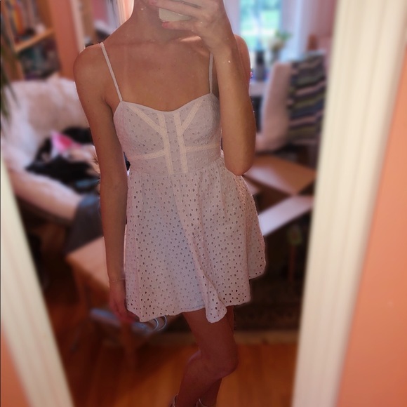 H&M Light Blue Mini Dress - Picture 2 of 4